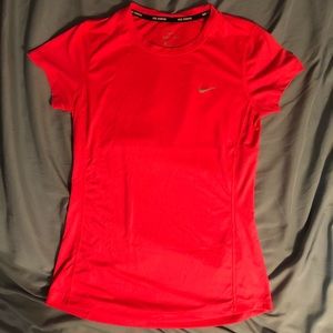 Fluorescent Pink Women’s Nike Dry Fit Shirt